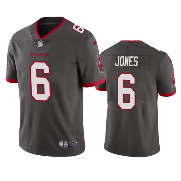 Men's Tampa Bay Buccaneers #6 Julio Jones Gray Vapor Untouchable Limited Stitched Jersey